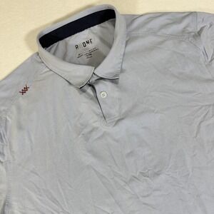 Rhone Commuter Sport Shirt Mens XL Light Blue Performance Polo Lightweight